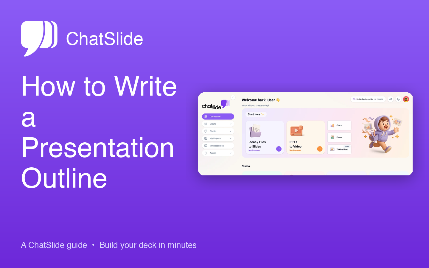 ChatSlide — How to Write a Presentation Outline (2026)