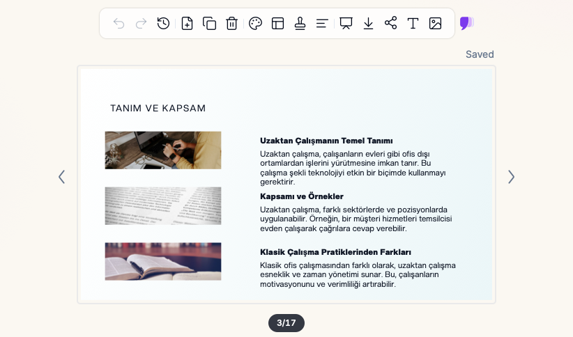 ChatSlide ile hazırlanmış Türkçe yüksek lisans tez savunması sunumu — Tanım ve Kapsam slaytı