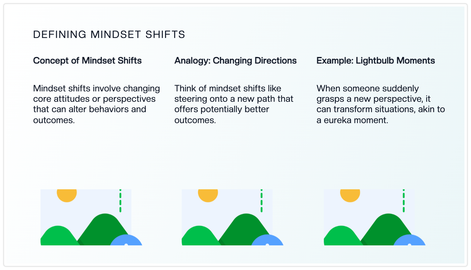 Lead-magnet carousel — 5 Mindset Shifts That Transform Your Coaching Results