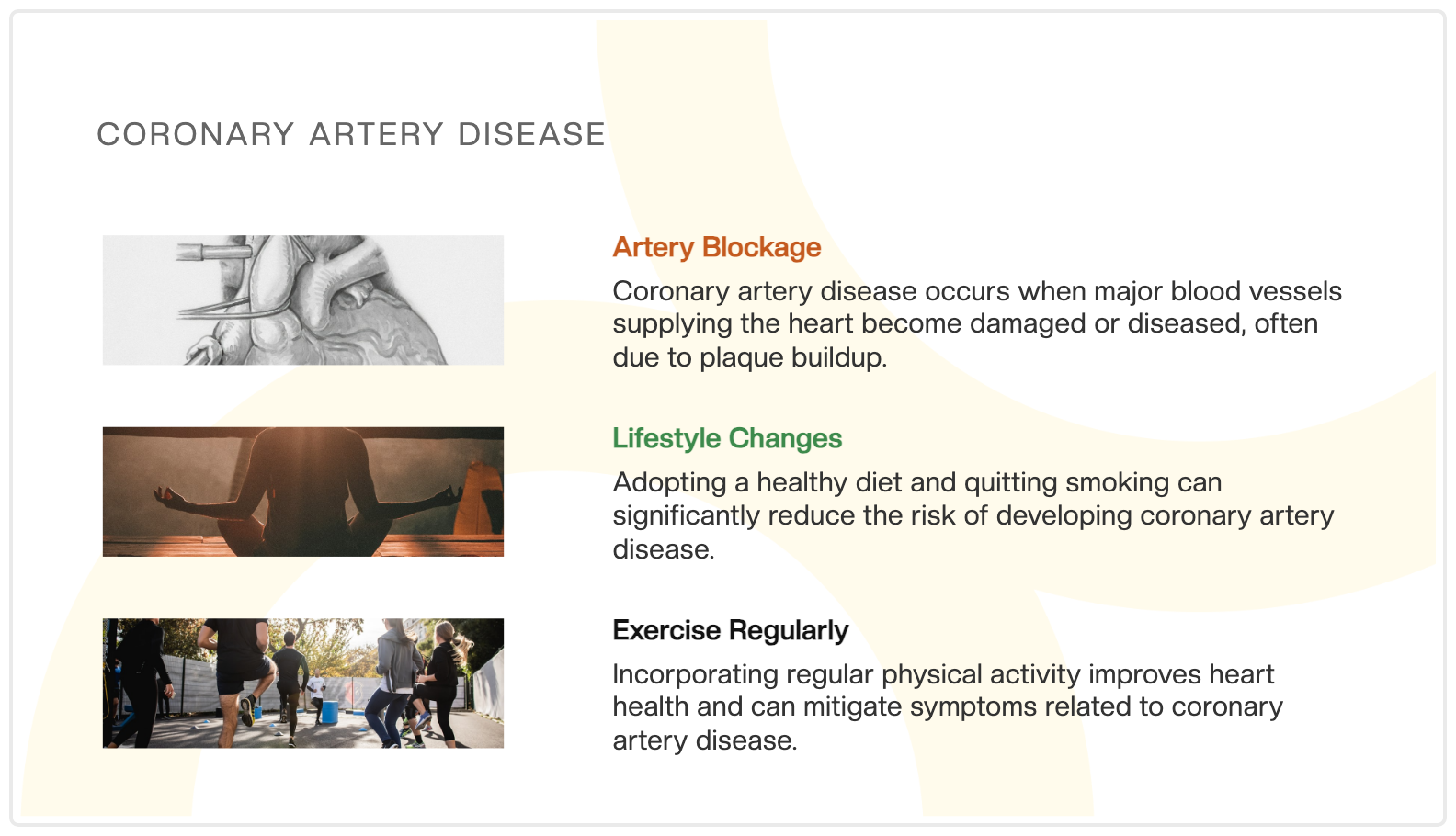 Patient education deck — Understanding Heart Disease: A Patient Education Guide